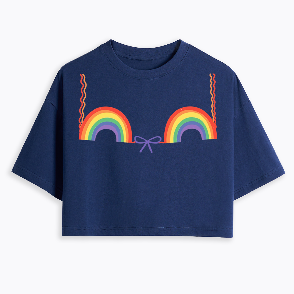 Queer Bra Cropped T-Shirt