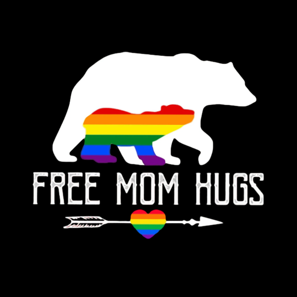 Free Mom Hugs Cropped T-Shirt