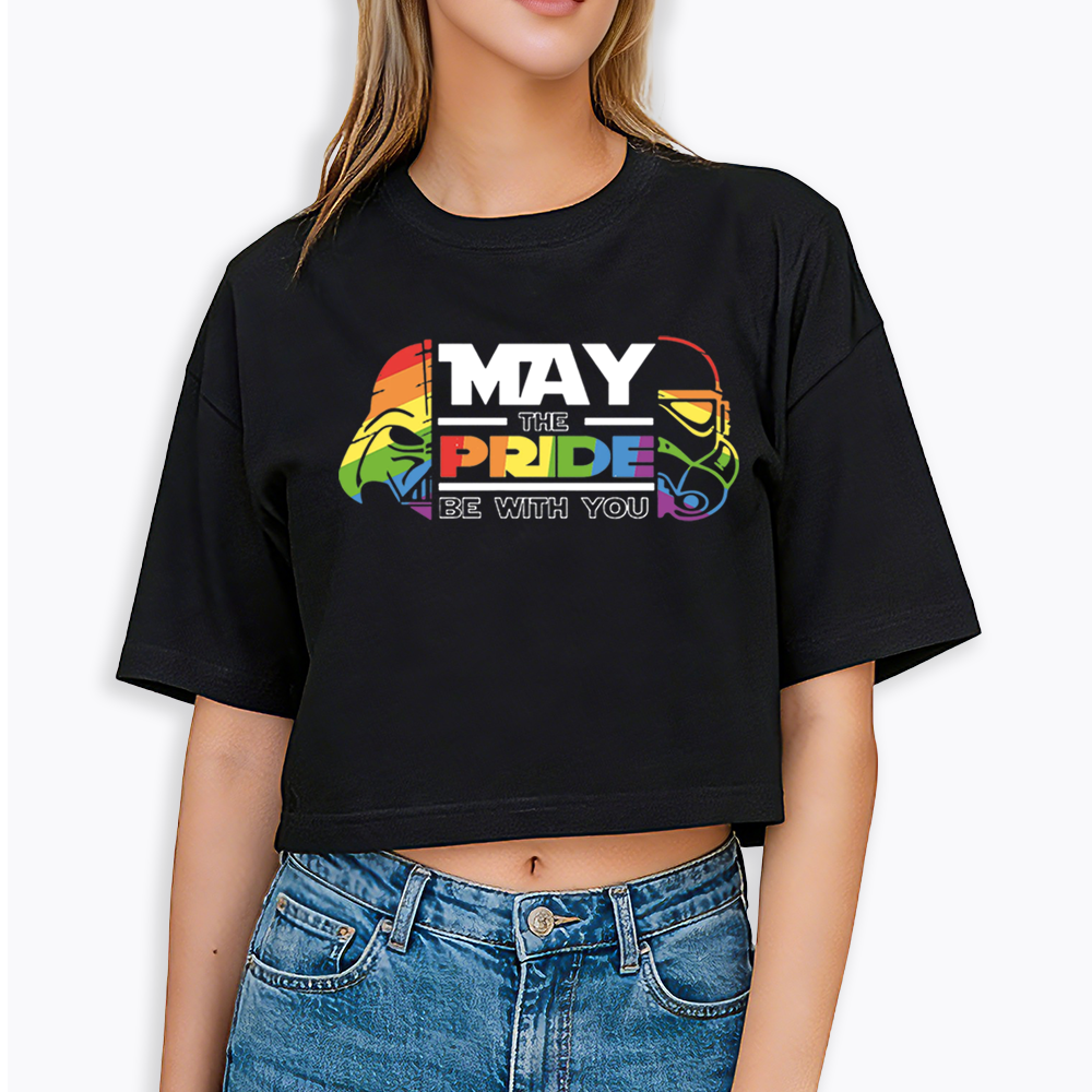 May the Pride be with You Cropped T-Shirt