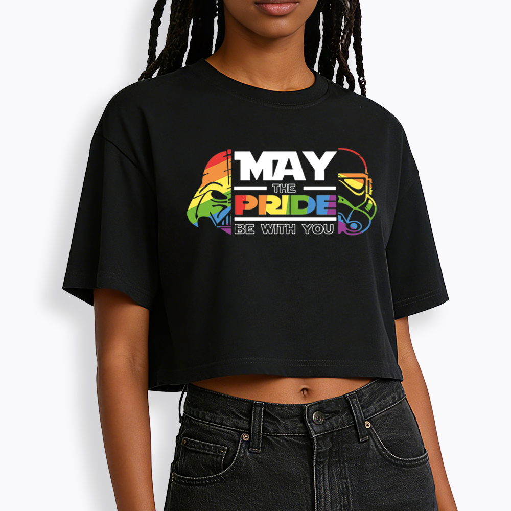May the Pride be with You Cropped T-Shirt