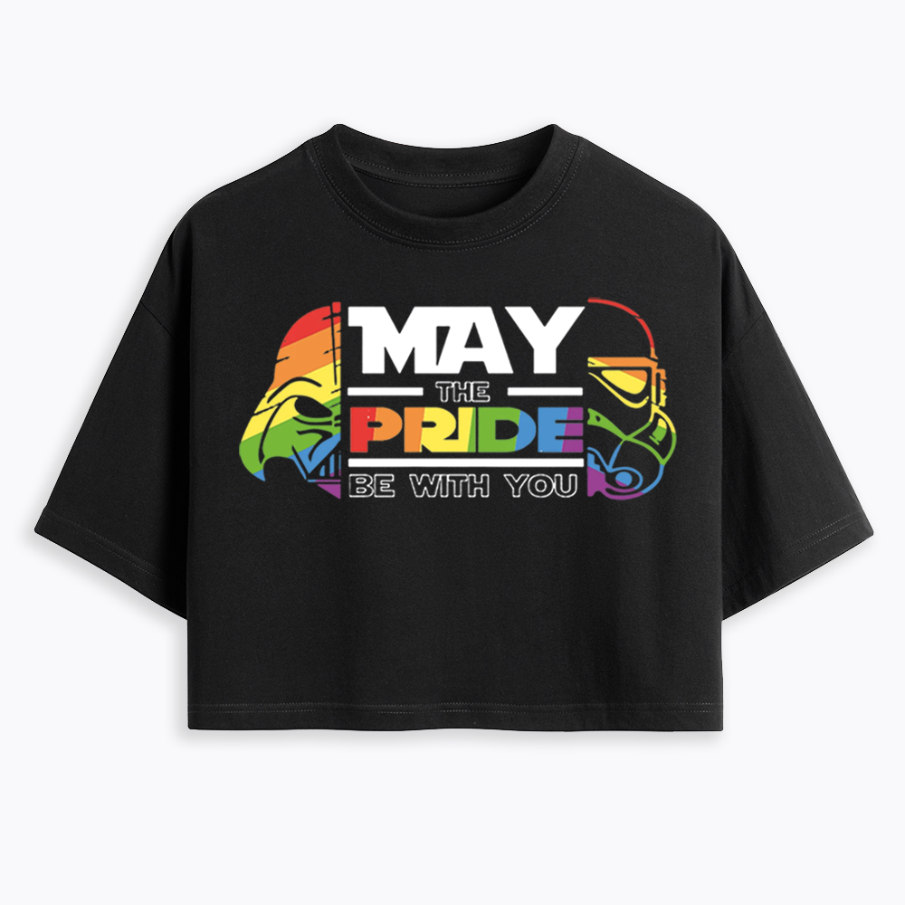 May the Pride be with You Cropped T-Shirt