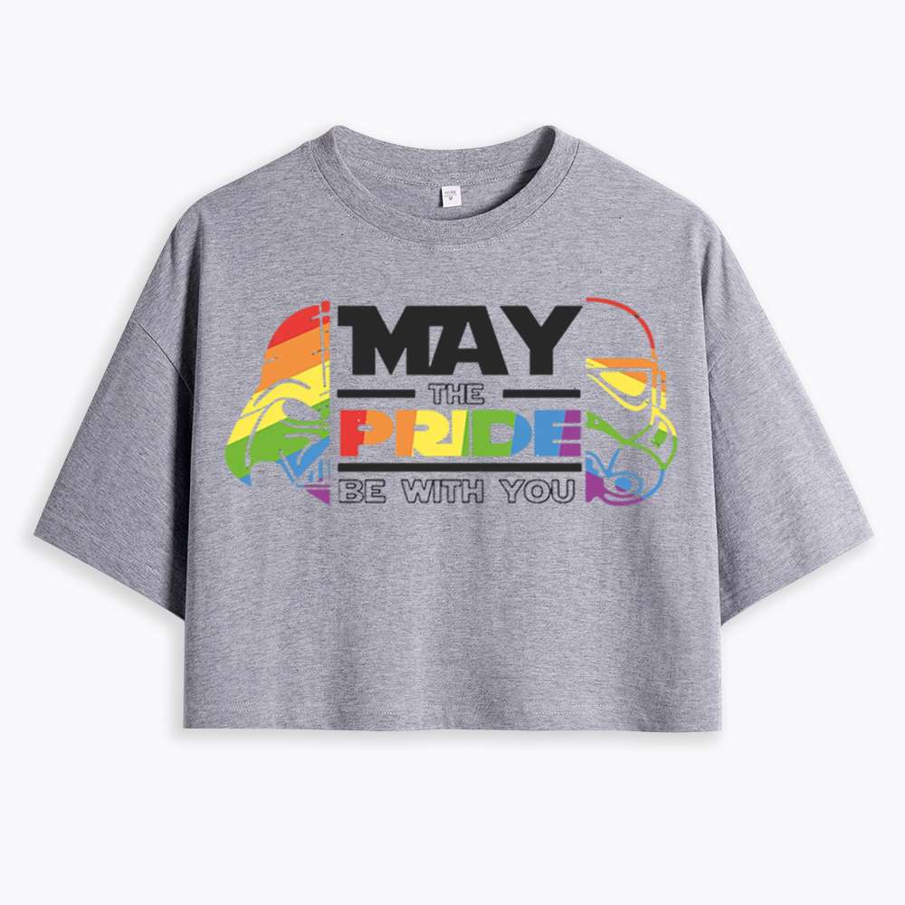 May the Pride be with You Cropped T-Shirt