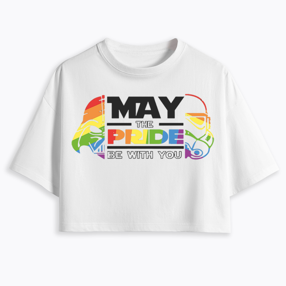 May the Pride be with You Cropped T-Shirt