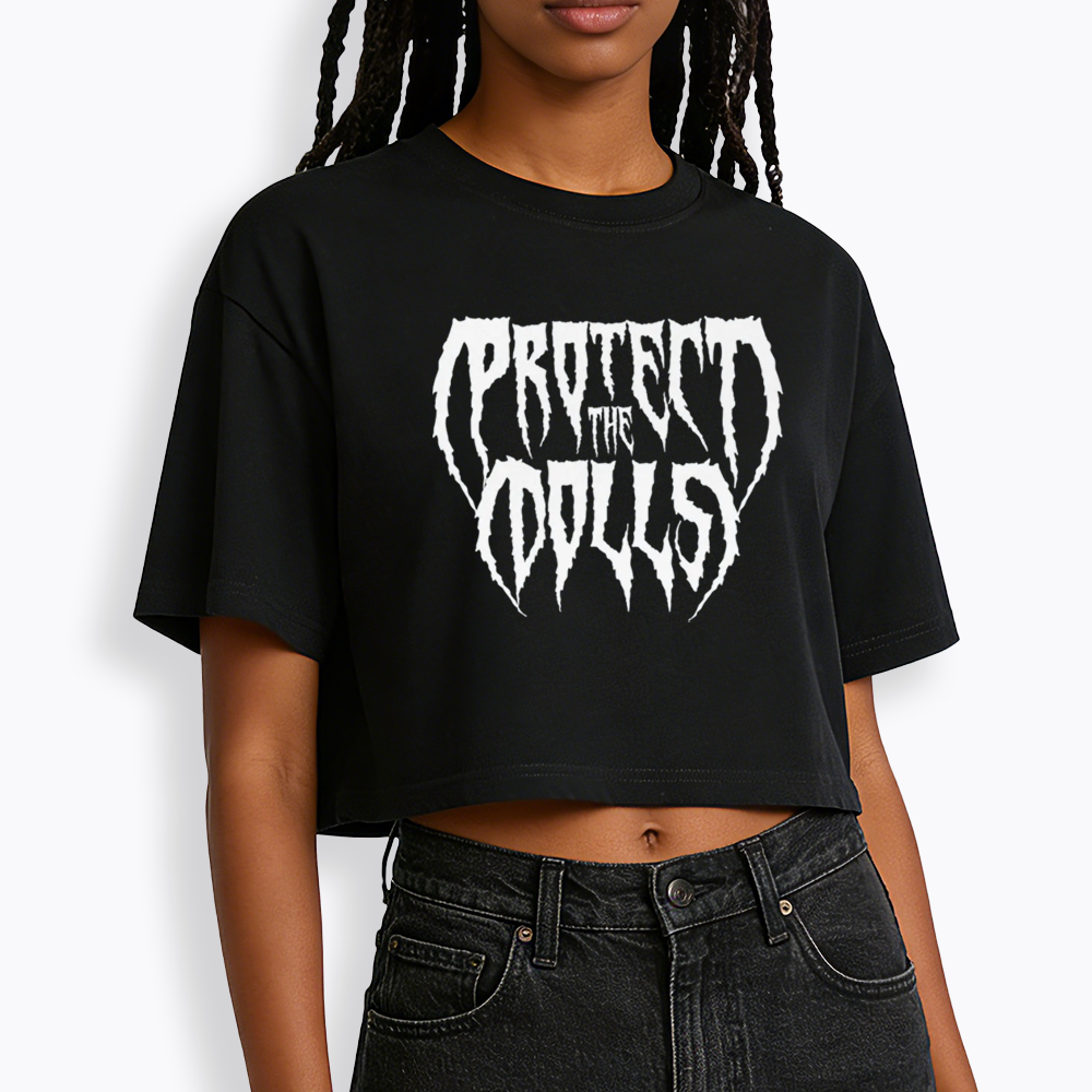 Protect The Dolls Cropped T-Shirt