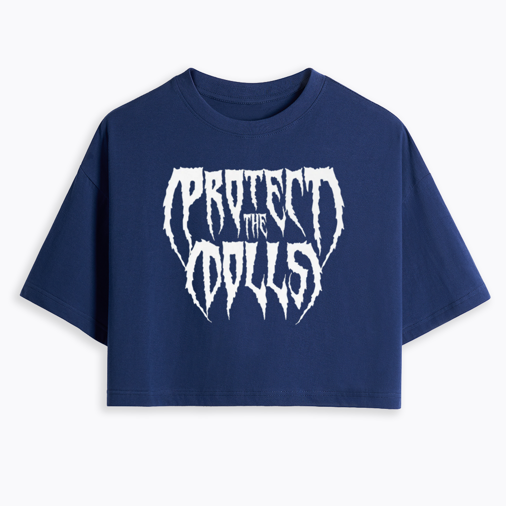 Protect The Dolls Cropped T-Shirt