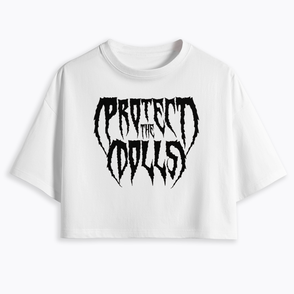 Protect The Dolls Cropped T-Shirt