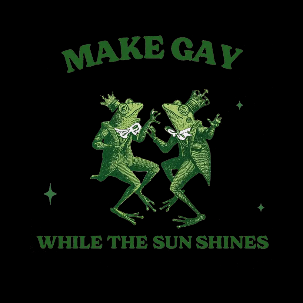 Make Gay While The Sun Shines Cropped T-Shirt