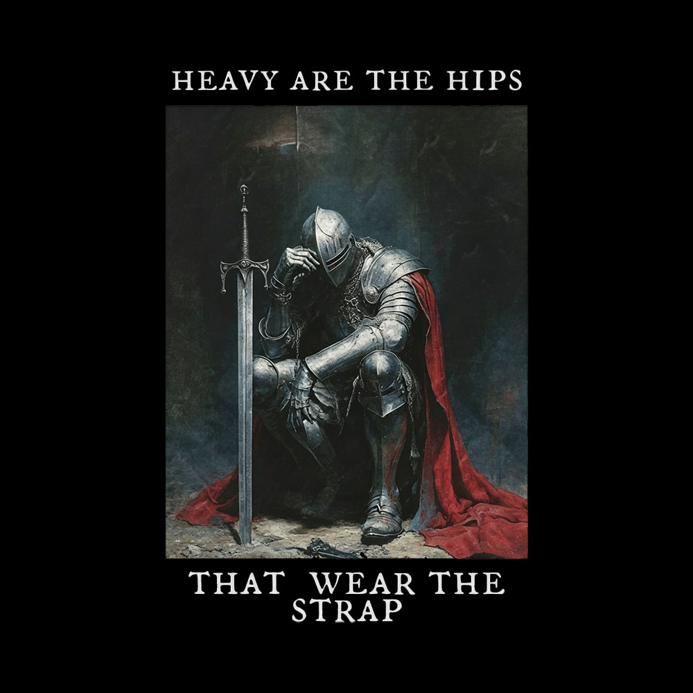 Heavy Are The Hips That Wear The Strap Cropped T-Shirt