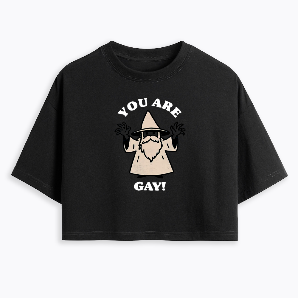You Are Gay Cropped T-Shirt