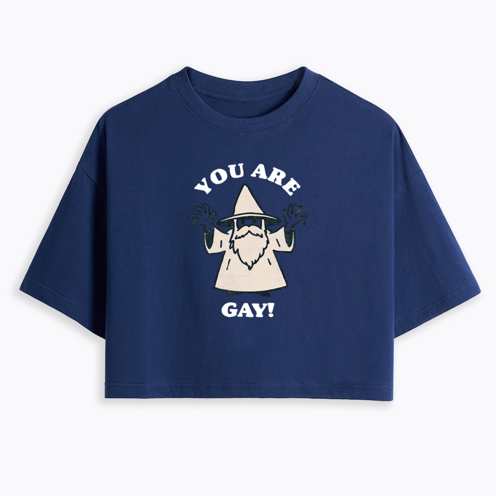 You Are Gay Cropped T-Shirt