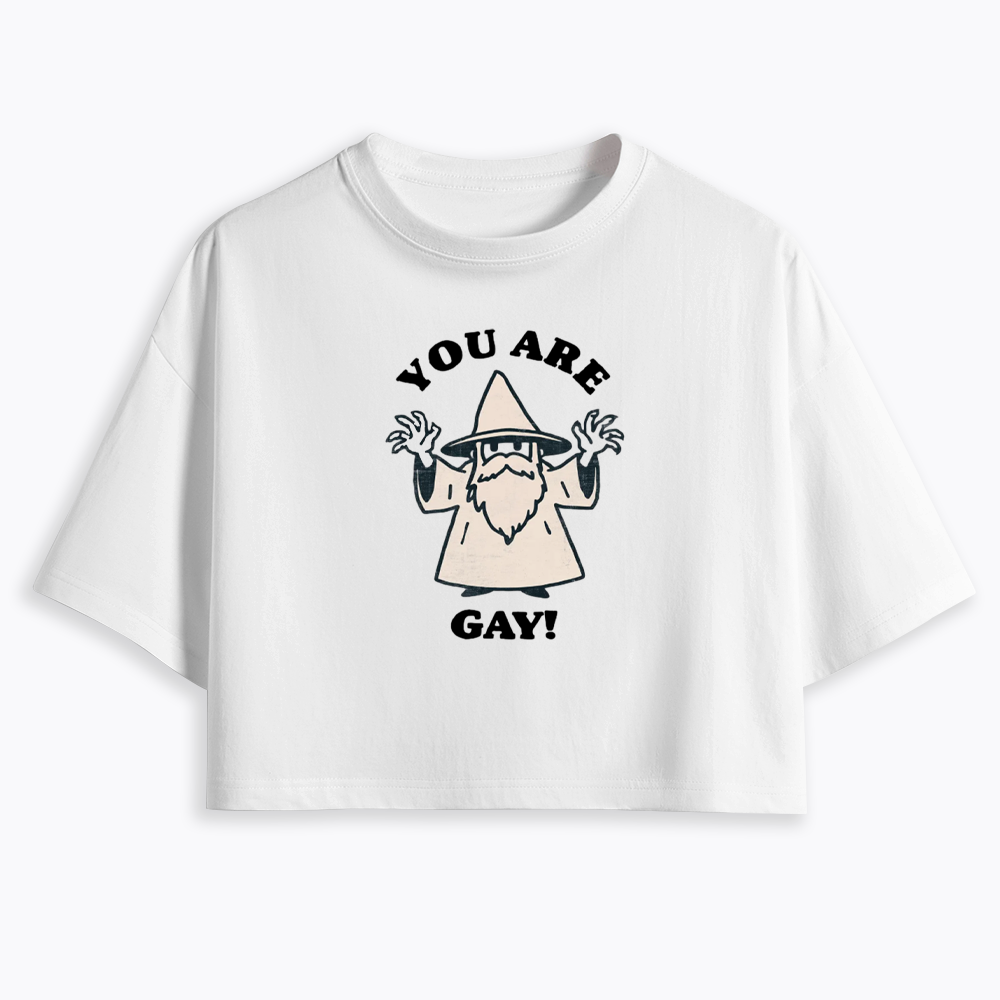 You Are Gay Cropped T-Shirt