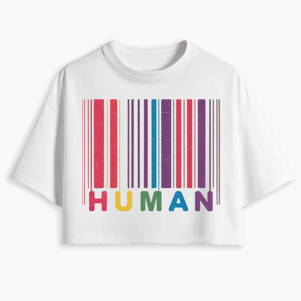 Human Cropped T-Shirt