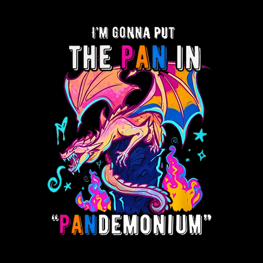 Dragon Pansexual Pride Cropped T-Shirt