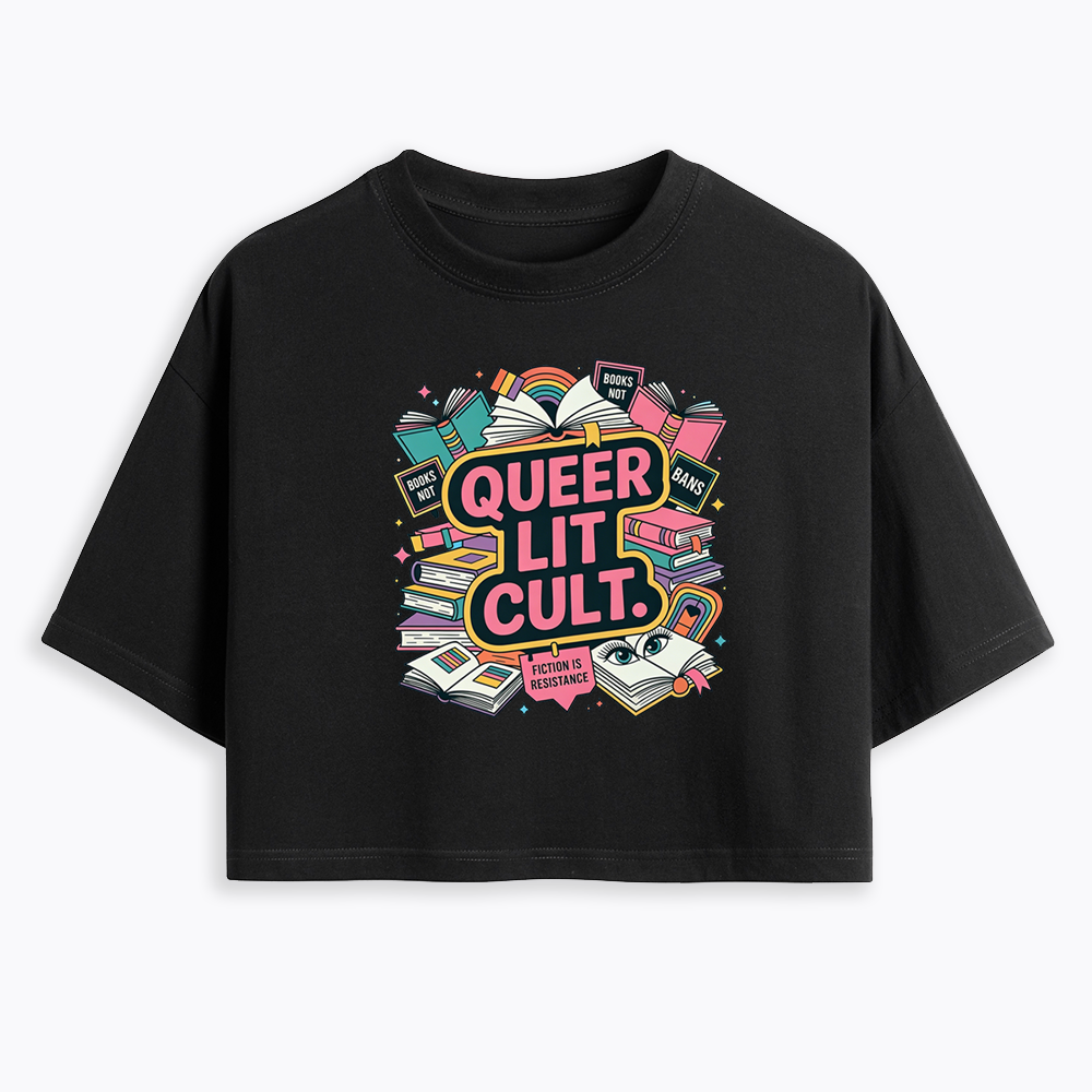 Queer Bookish Cropped T-Shirt