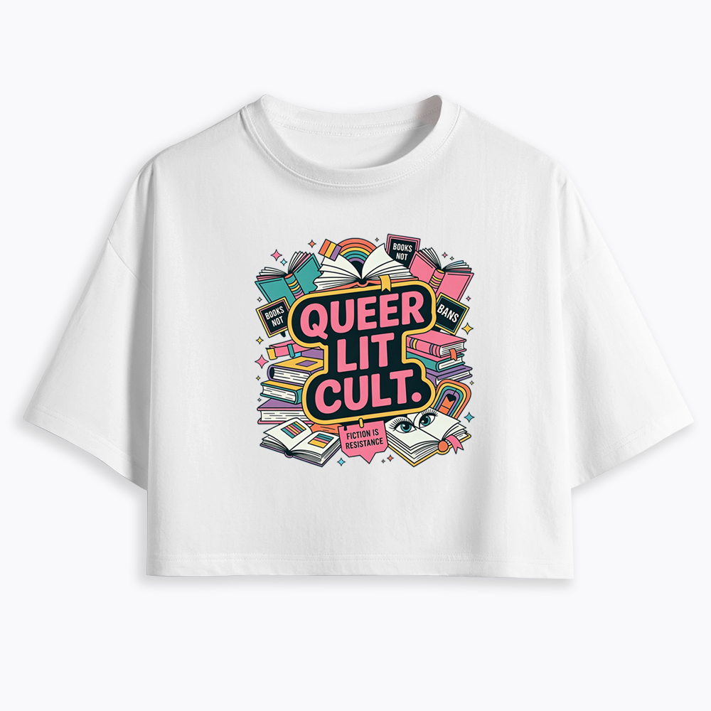 Queer Bookish Cropped T-Shirt