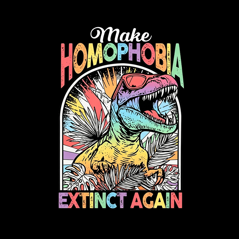 Make Homophobia Extinct Cropped T-Shirt