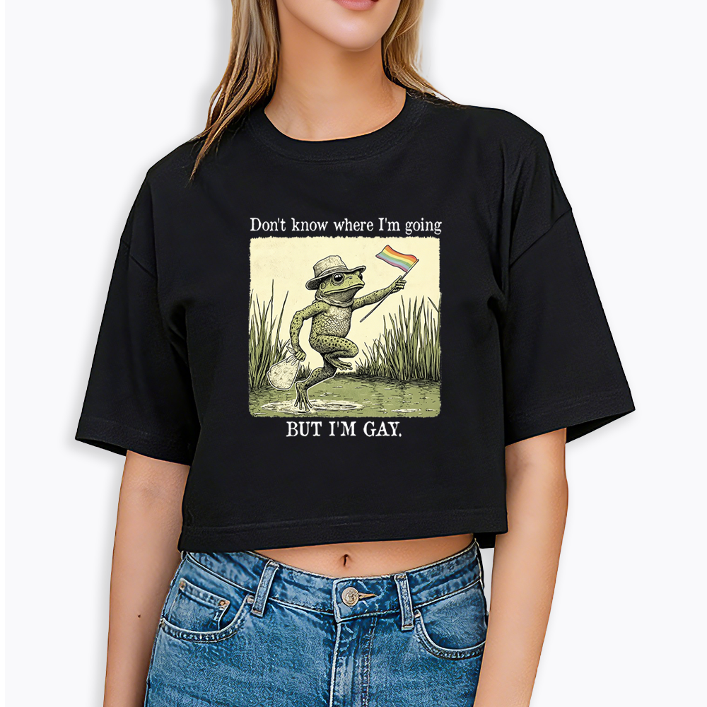 Don't know where I'm going Cropped T-Shirt