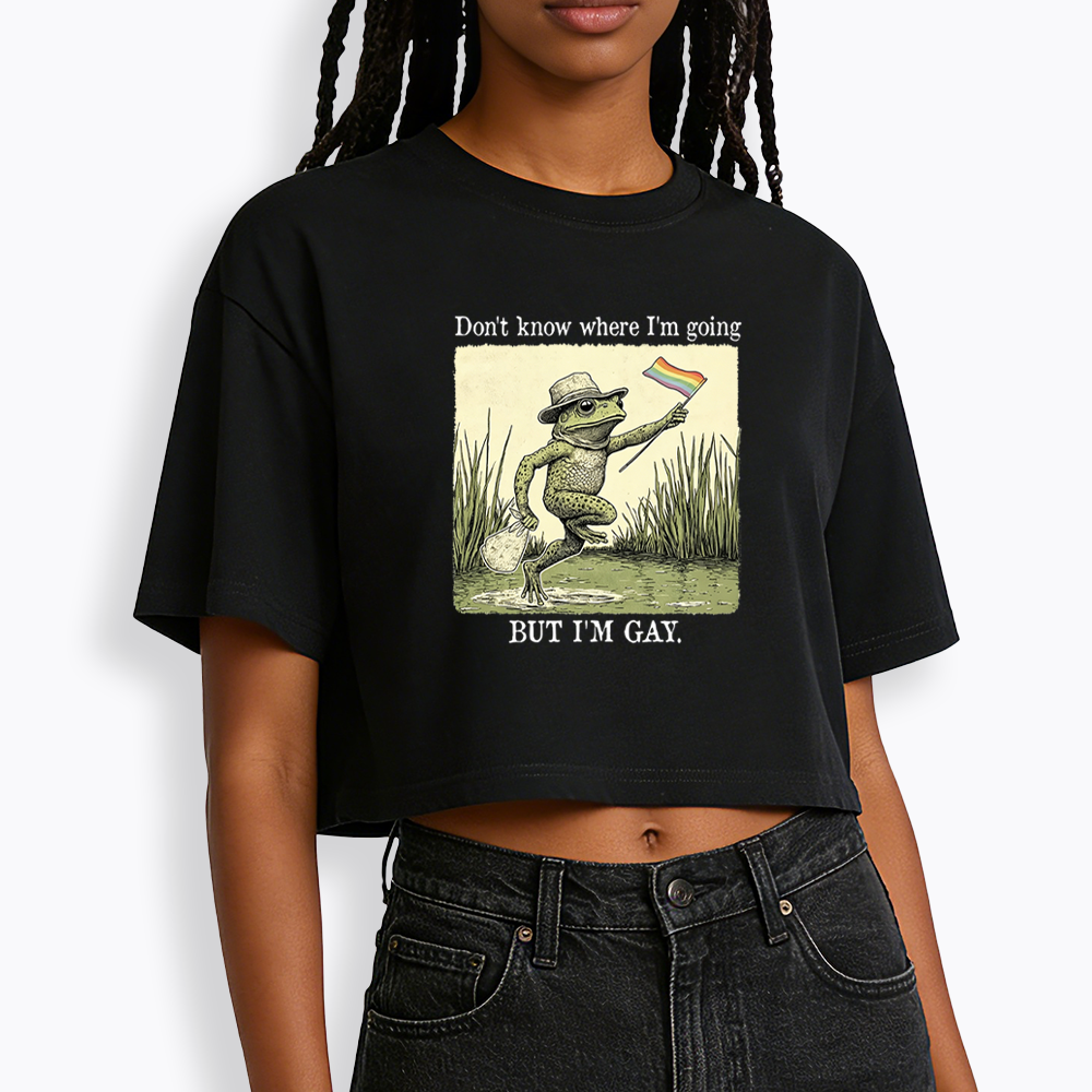Don't know where I'm going Cropped T-Shirt