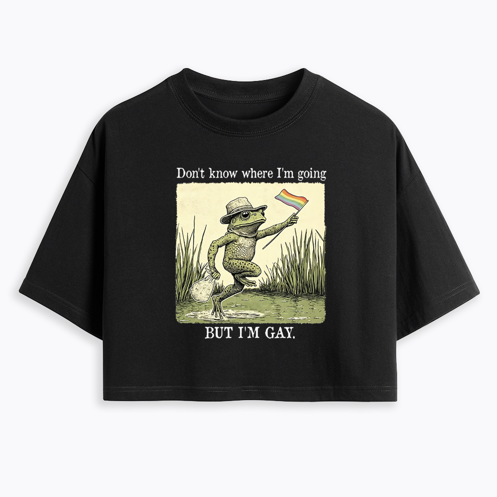 Don't know where I'm going Cropped T-Shirt
