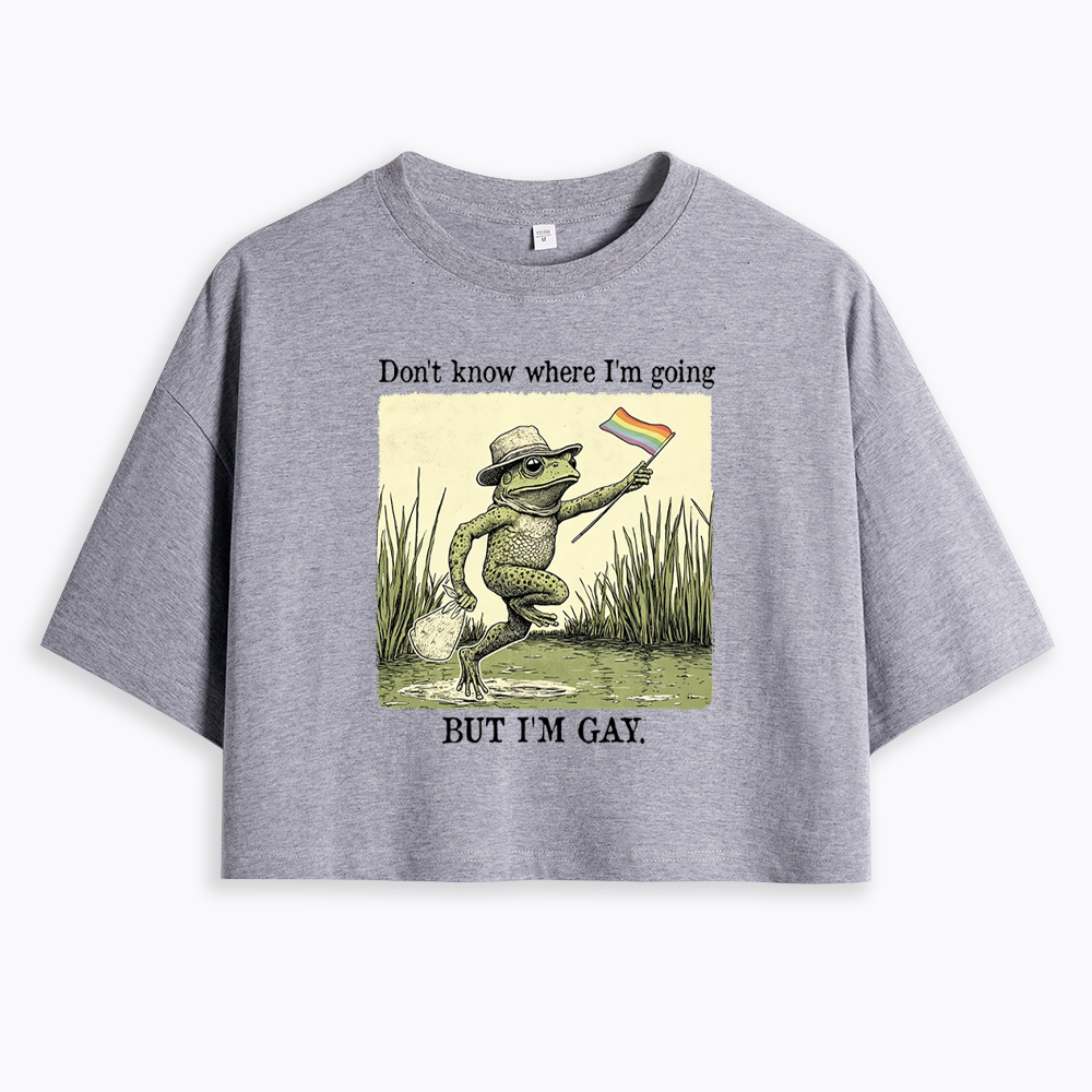 Don't know where I'm going Cropped T-Shirt