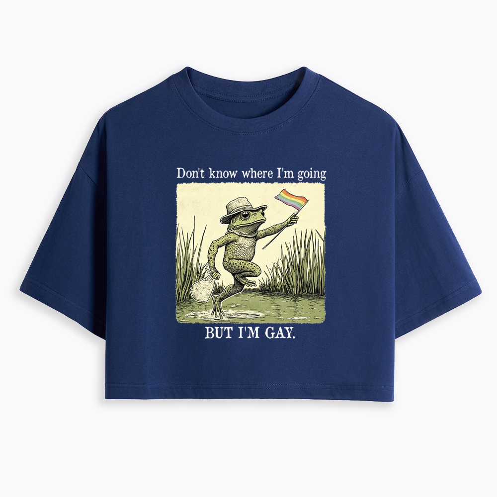 Don't know where I'm going Cropped T-Shirt