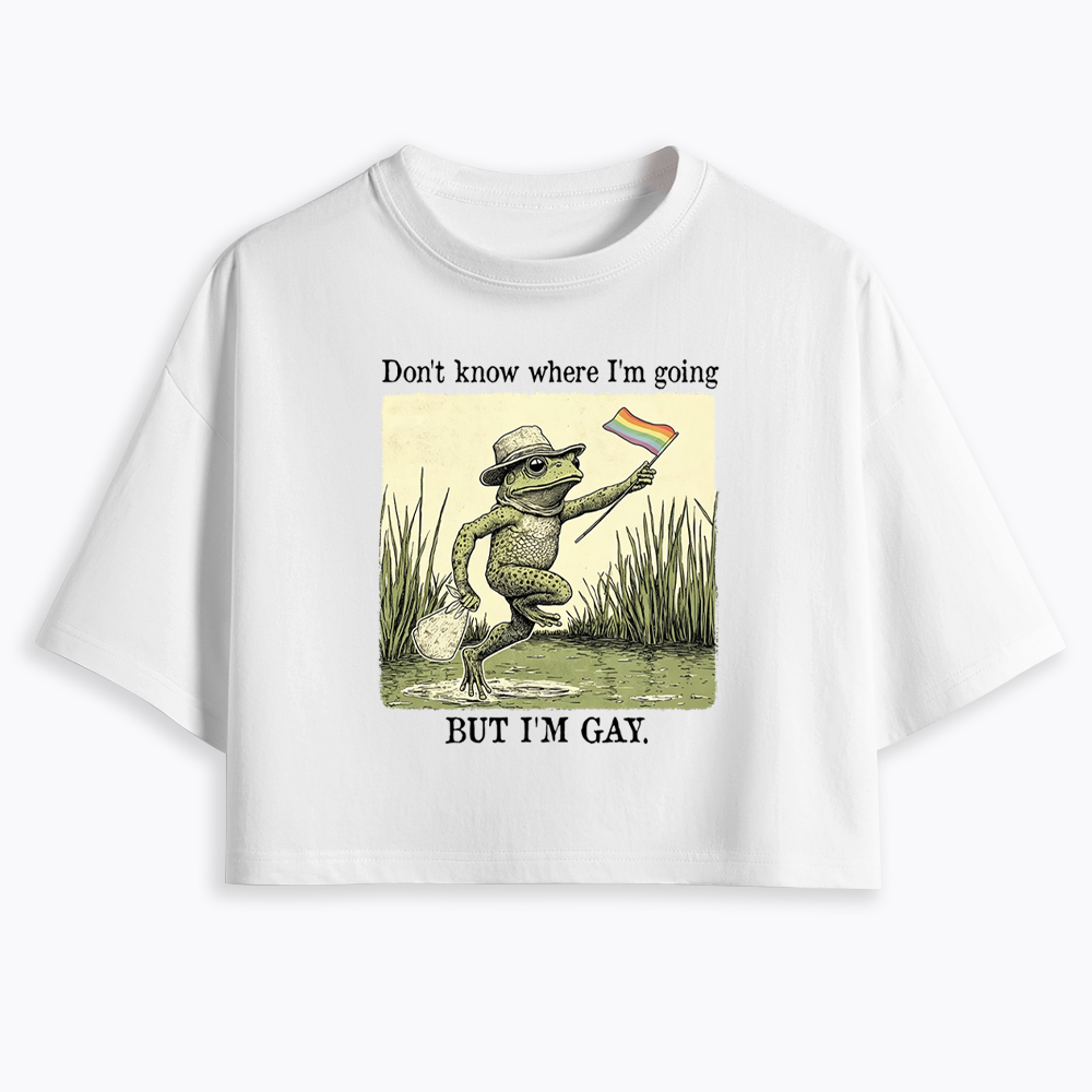 Don't know where I'm going Cropped T-Shirt