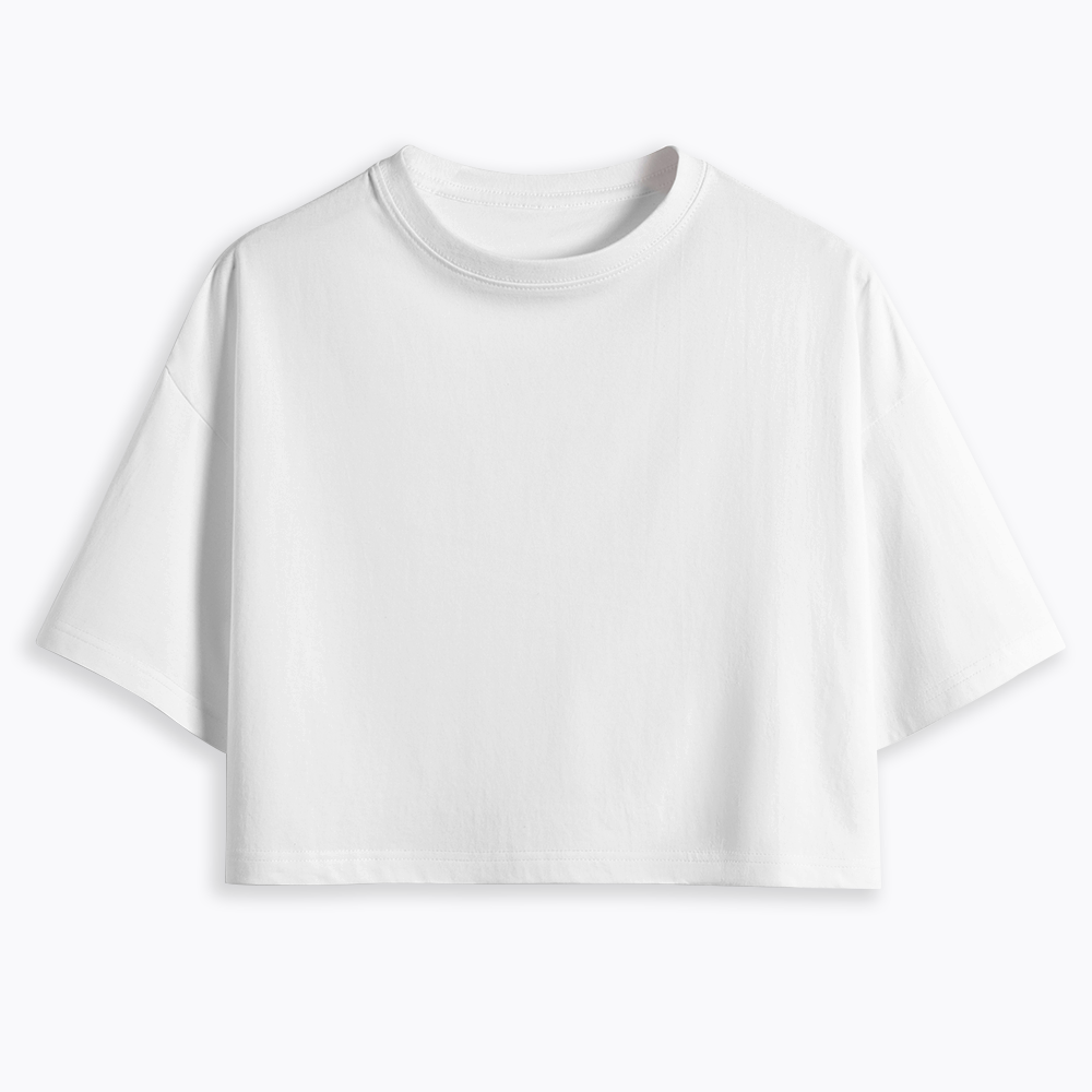 Not A Girl Cropped T-Shirt