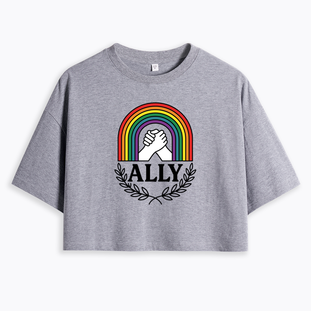 Lgbtq Ally Cropped T-Shirt