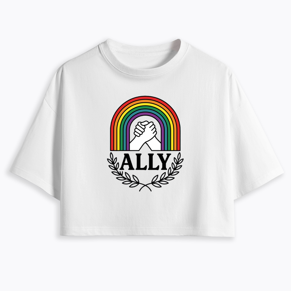 Lgbtq Ally Cropped T-Shirt