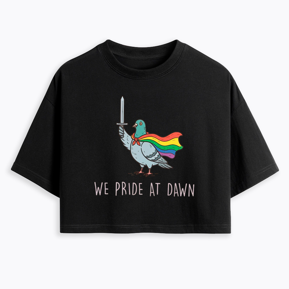 We Pride At Dawn Cropped T-Shirt
