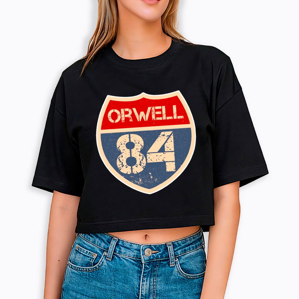 Orwell 84 Cropped T-Shirt