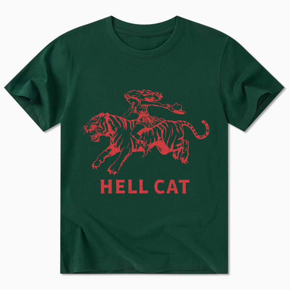Vintage Cowgirl Hell Cat Classic T-Shirt