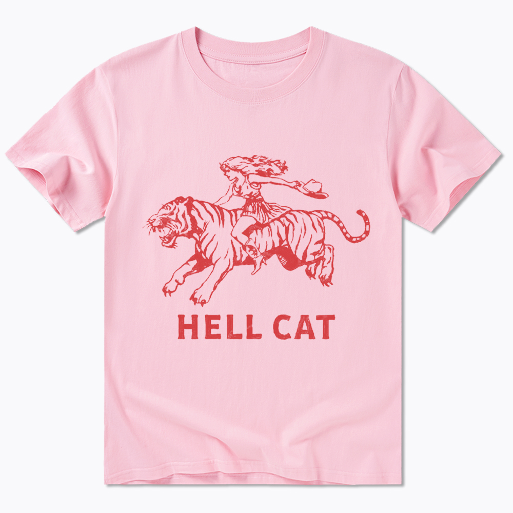 Vintage Cowgirl Hell Cat Classic T-Shirt