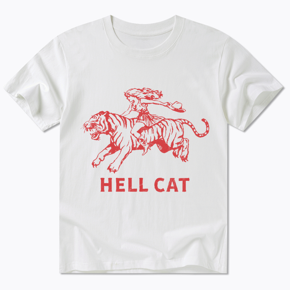 Vintage Cowgirl Hell Cat Classic T-Shirt