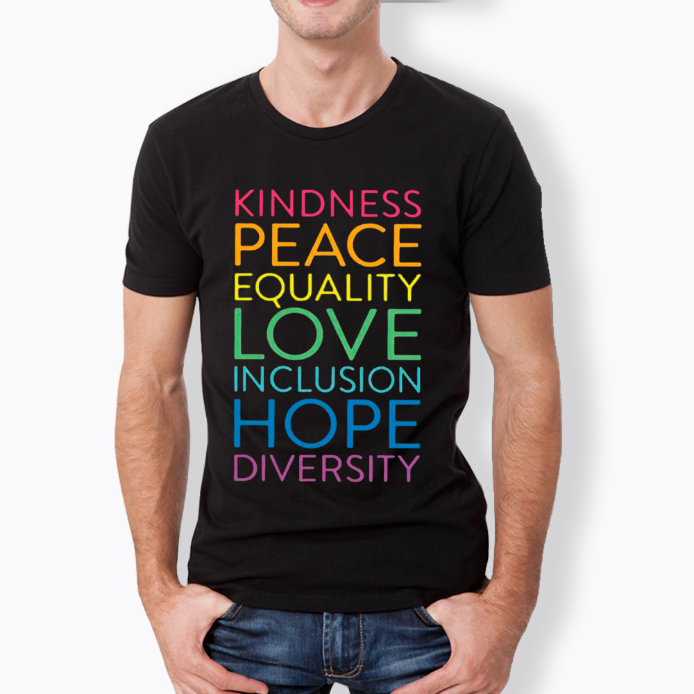 Kindness Peace  Love Equality Inclusion Hope Diversity Be Kind Classic T-Shirt