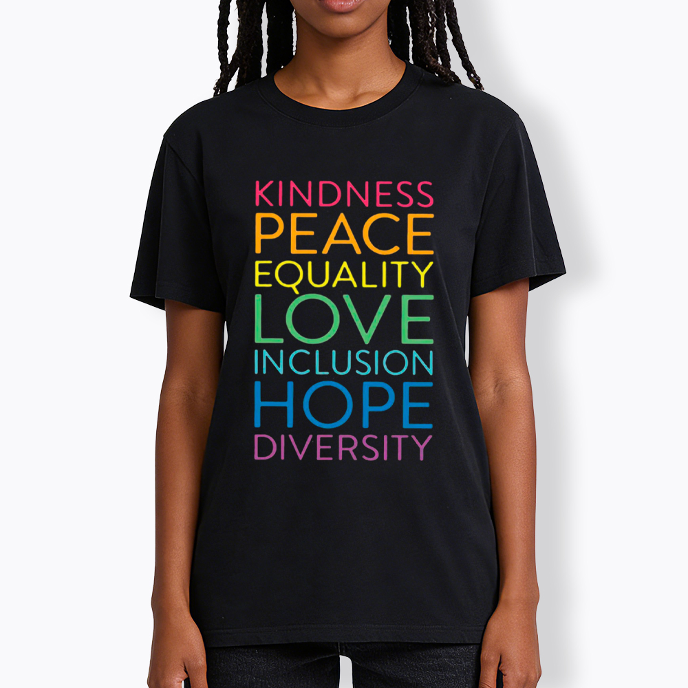 Kindness Peace  Love Equality Inclusion Hope Diversity Be Kind Classic T-Shirt