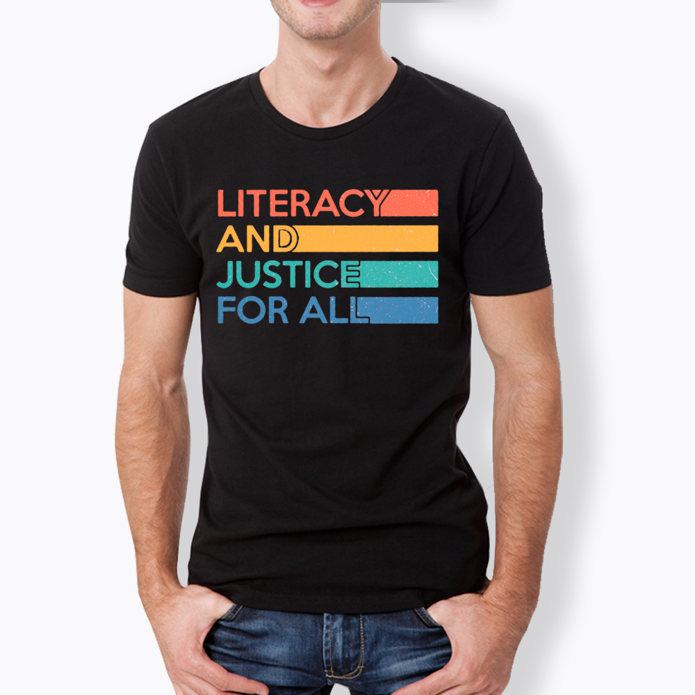 Literacy and Justice For All Classic T-Shirt