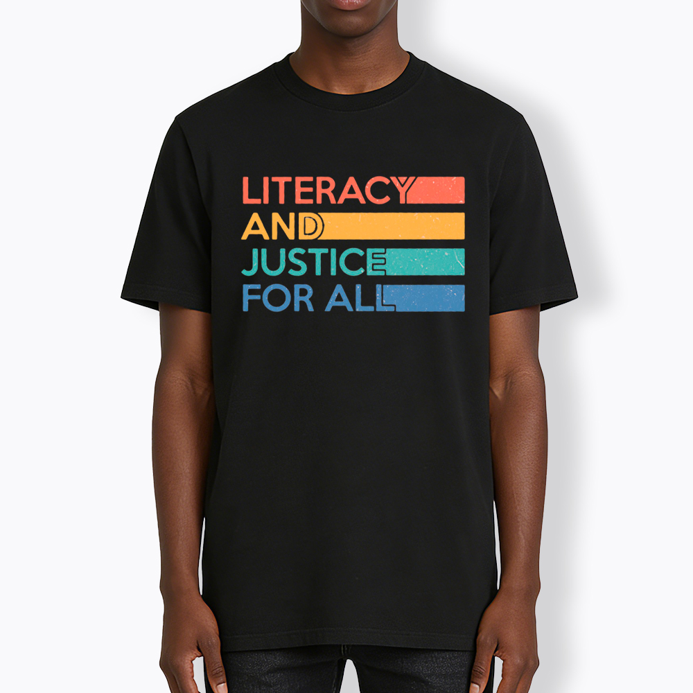 Literacy and Justice For All Classic T-Shirt
