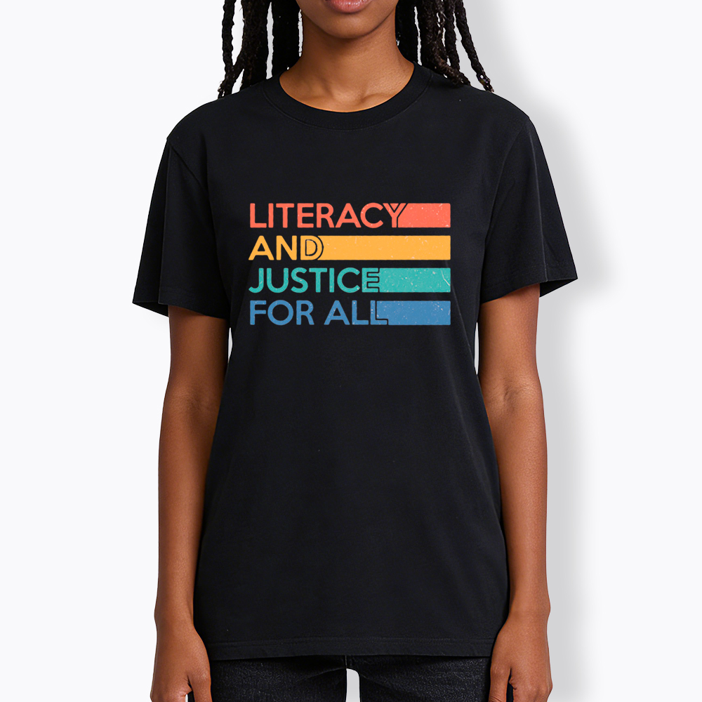 Literacy and Justice For All Classic T-Shirt