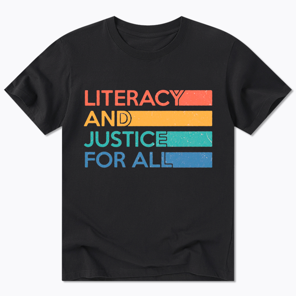 Literacy and Justice For All Classic T-Shirt