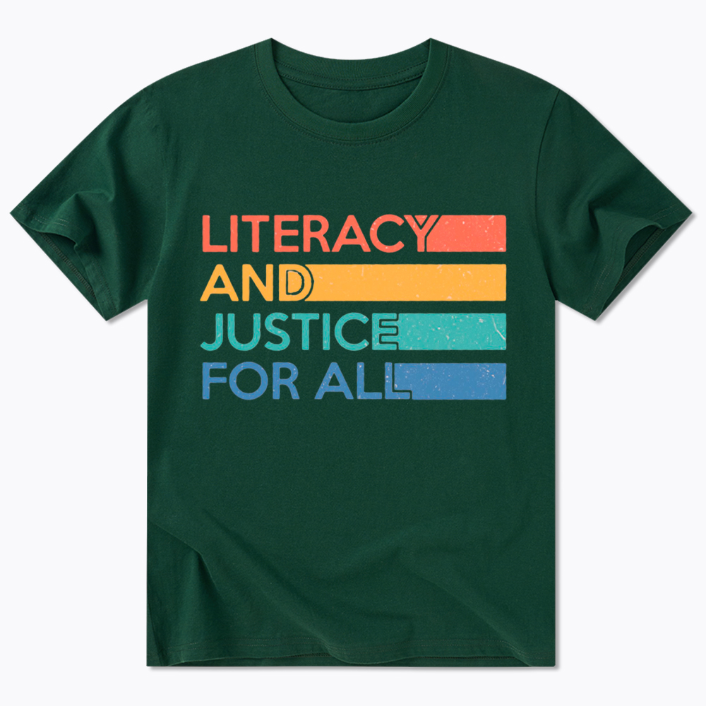 Literacy and Justice For All Classic T-Shirt