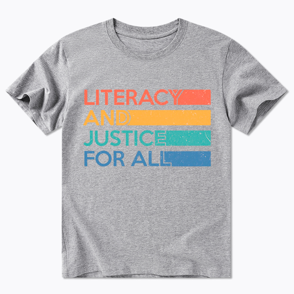 Literacy and Justice For All Classic T-Shirt