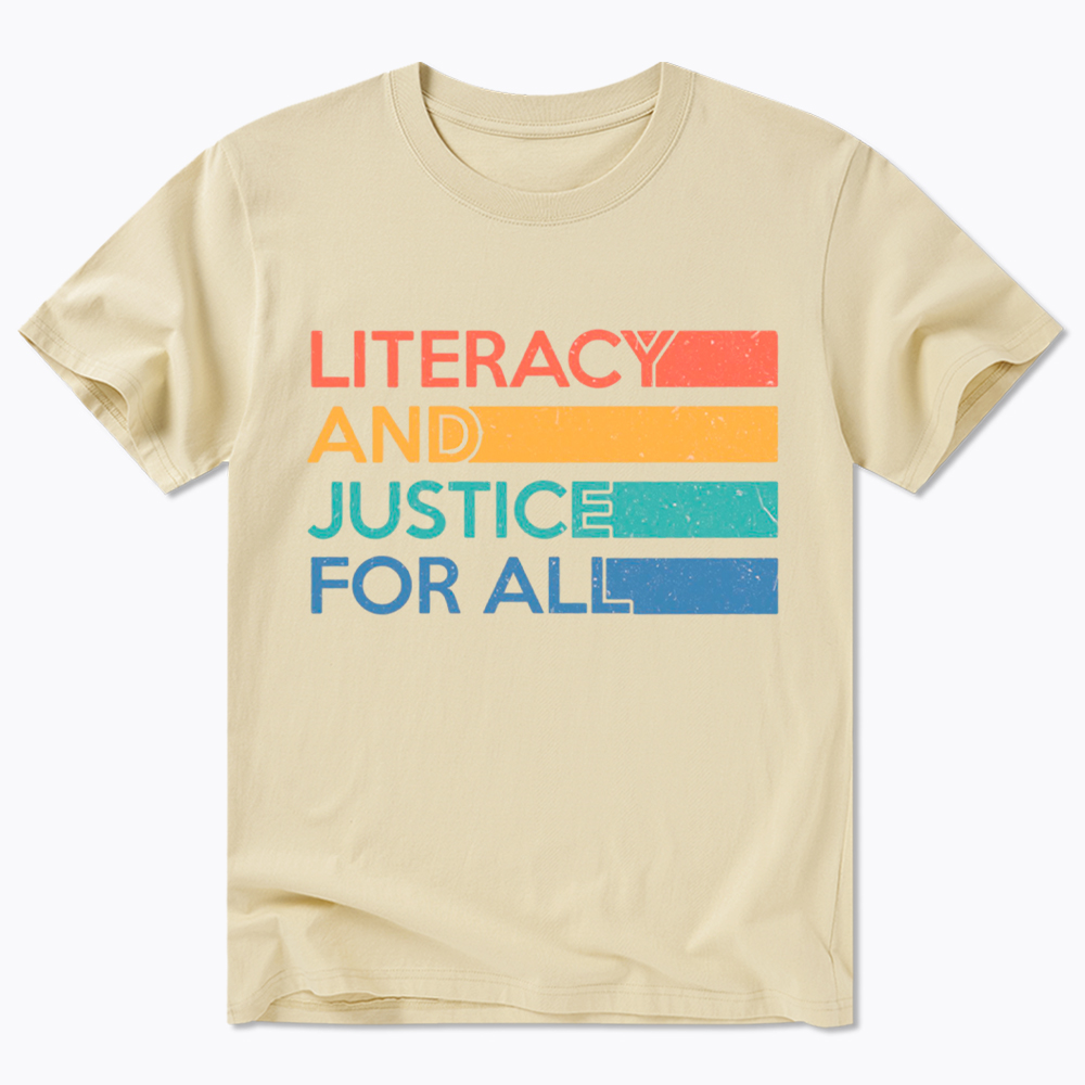 Literacy and Justice For All Classic T-Shirt