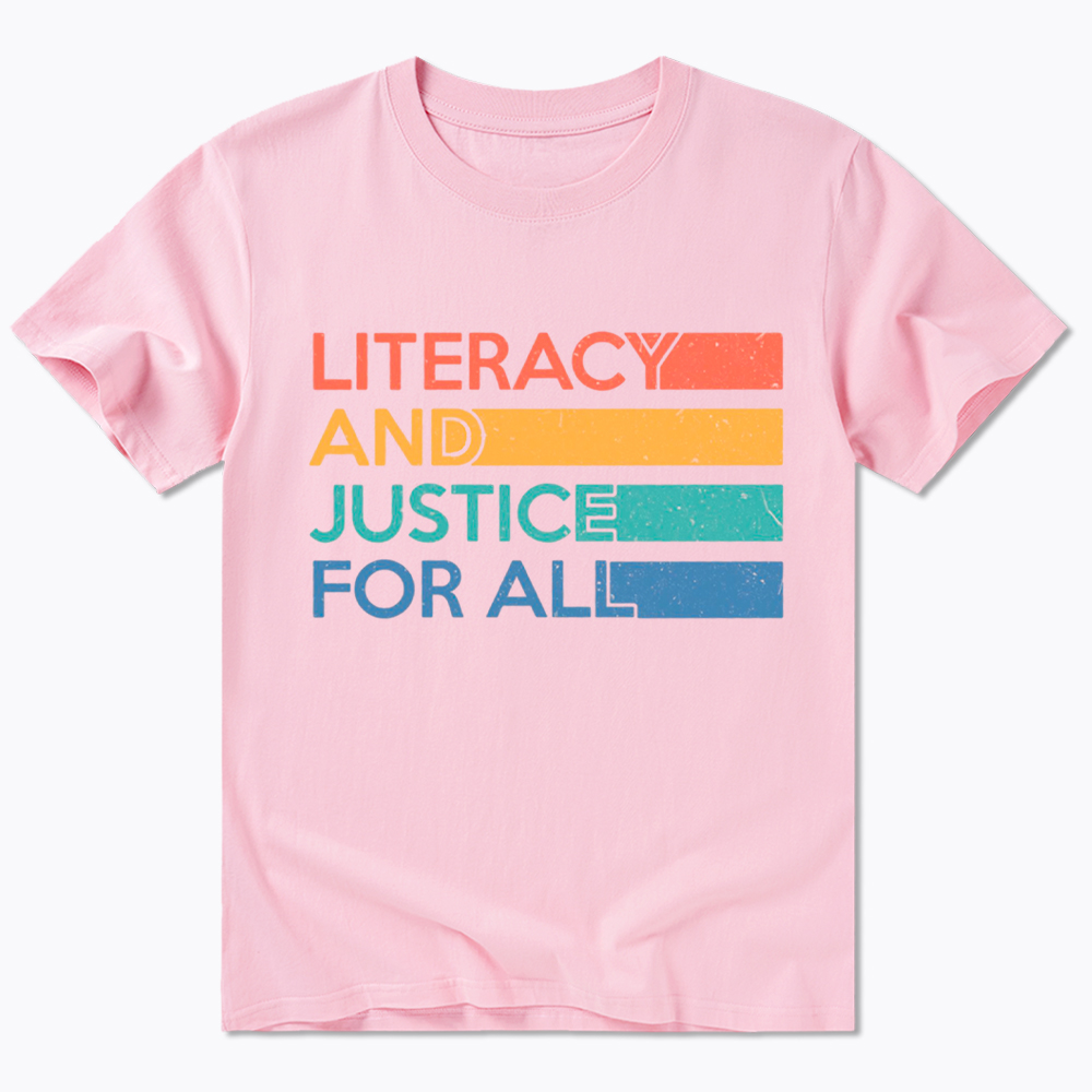 Literacy and Justice For All Classic T-Shirt