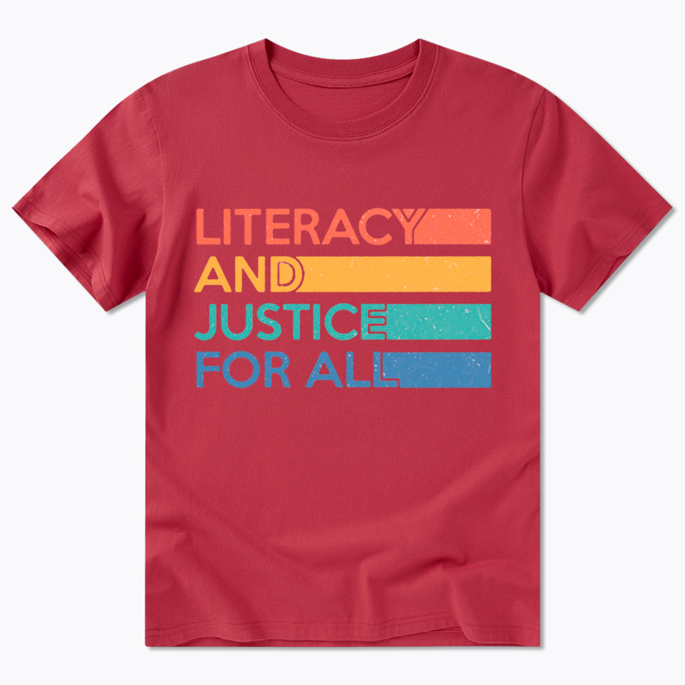 Literacy and Justice For All Classic T-Shirt