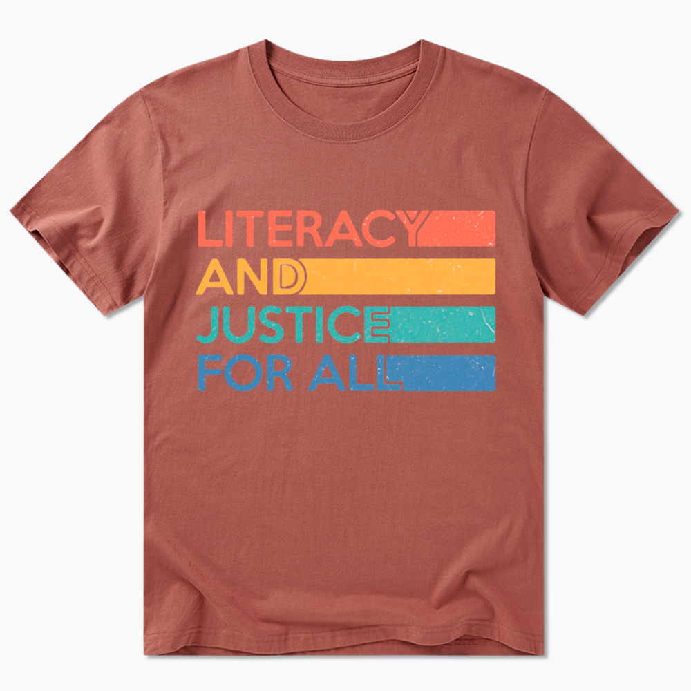 Literacy and Justice For All Classic T-Shirt