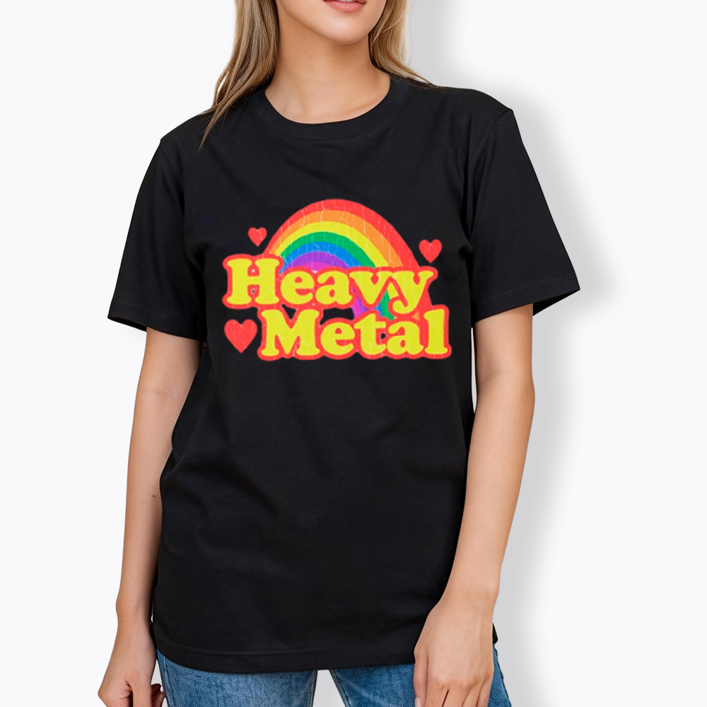 Funny Heavy Metal Rainbow Classic T-Shirt