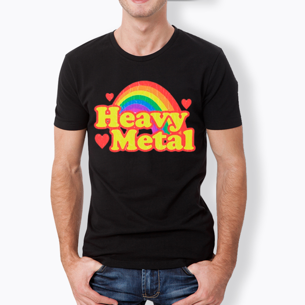 Funny Heavy Metal Rainbow Classic T-Shirt