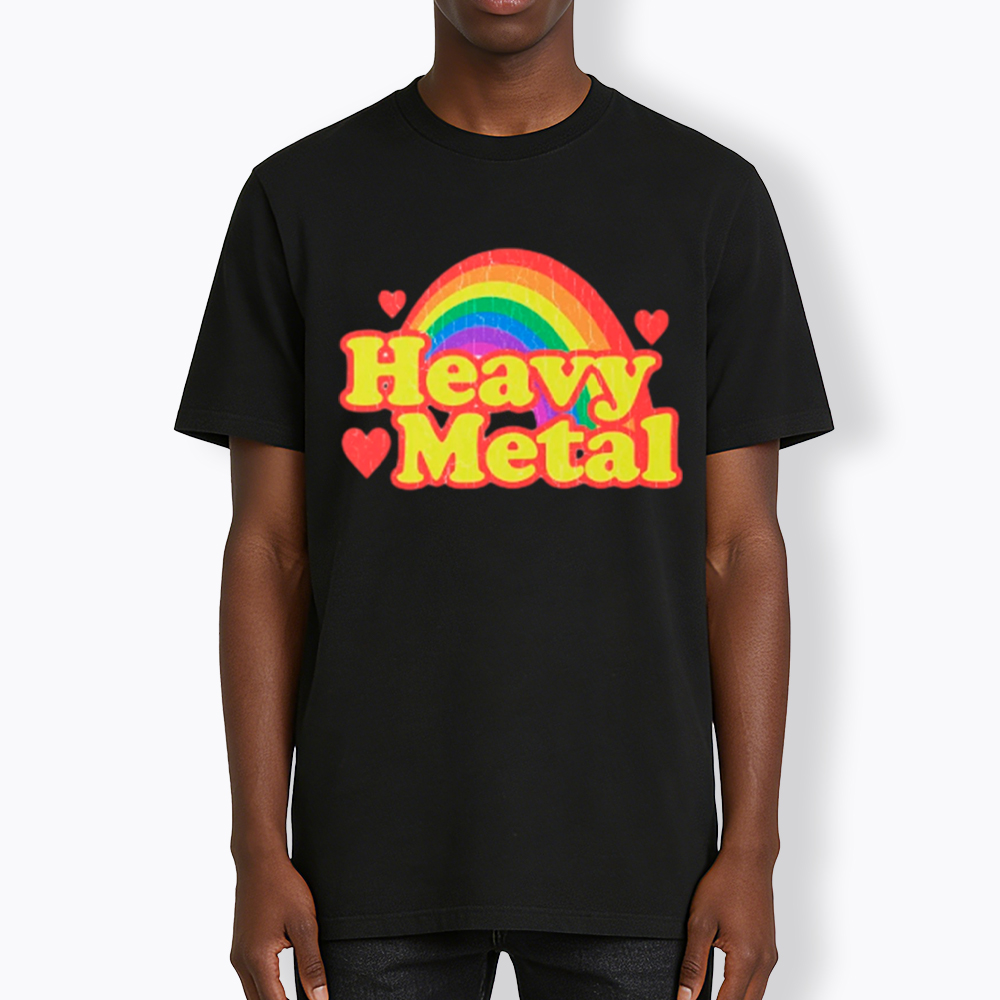 Funny Heavy Metal Rainbow Classic T-Shirt