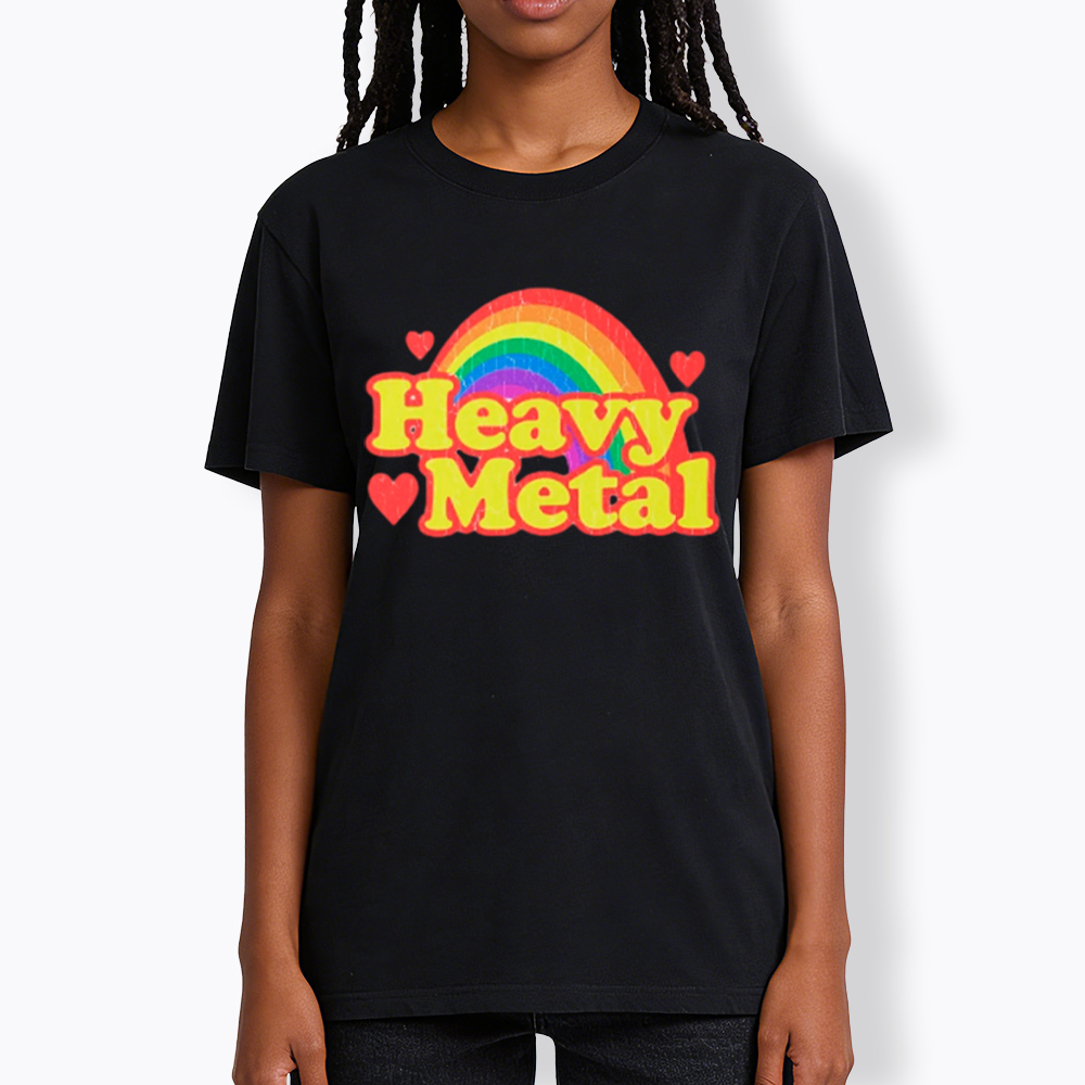 Funny Heavy Metal Rainbow Classic T-Shirt